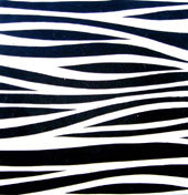 Milled Mulberry Paper - Zebra