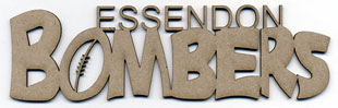 Essendon Bombers Chipboard Wordlet