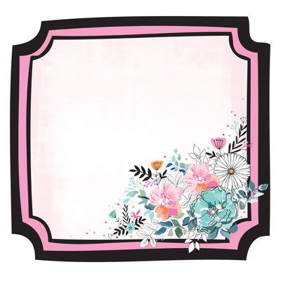 Blessed - Floral Frame