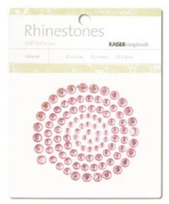 Self Adhesive Rhinestones - Soft Pink