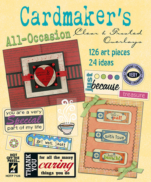 Cardmaker's Clear & Frosted Overlays - All Occasion