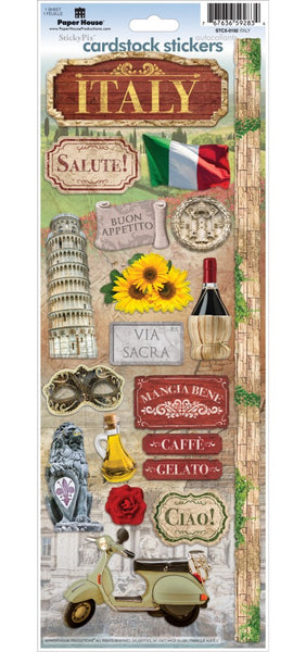 Italy Cardstock Stickers
