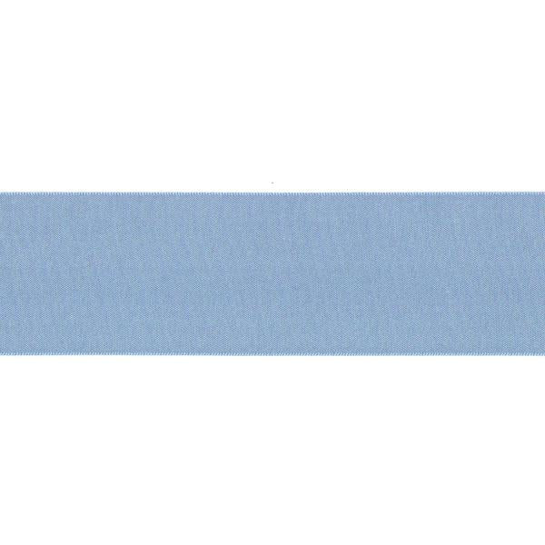 50mm Wide Polyester Satin Ribbon - Cornflower - Per Metre