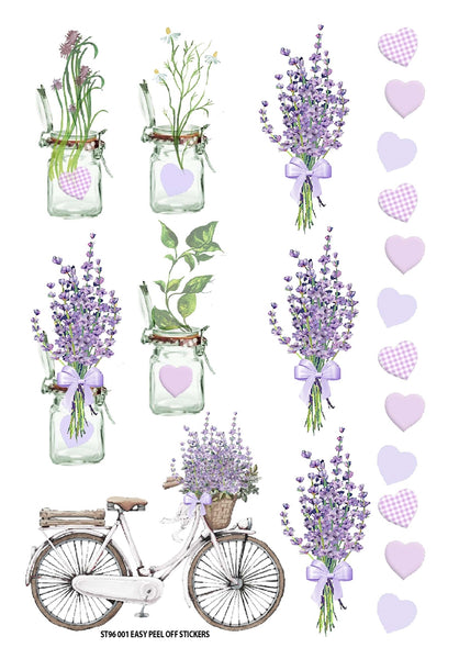 Lavender Lifestyle Stickers