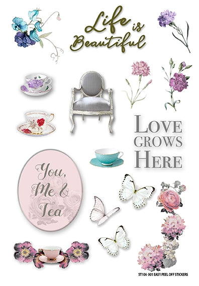 Love Grows Here Stickers