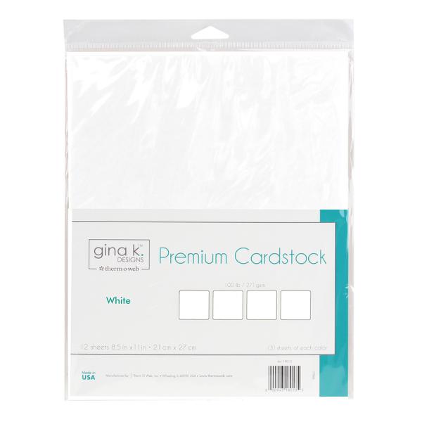 White Premium Cardstock Pack