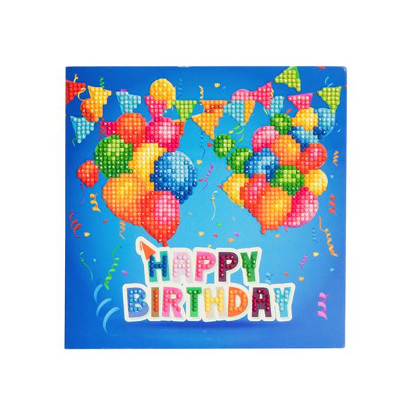 D.I.Y. Crystal Card Kit - Happy Birthday