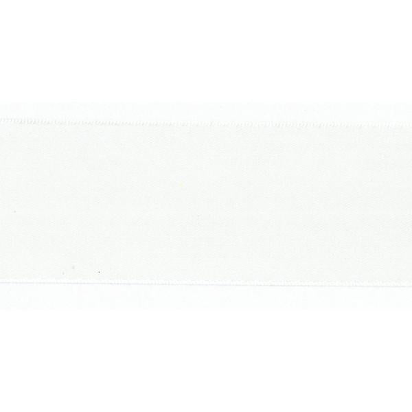 15mm Satin Craft Ribbon - Antique White - Per Metre