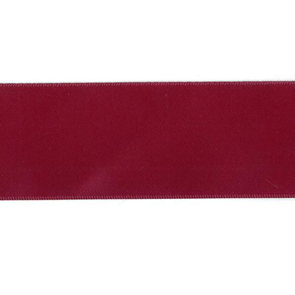 15mm Satin Craft Ribbon - Wine - Per Metre