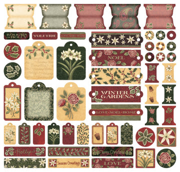 Botanical Winter 12"x12" Sticker Sheet
