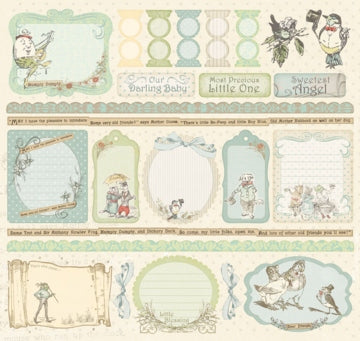 Lullaby Boy 12"x12" Sticker Sheet