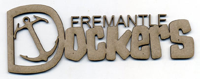 Fremantle Dockers Chipboard Wordlet