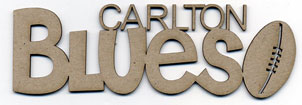 Carlton Blues Chipboard Wordlet