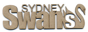 Sydney Swans Chipboard Wordlet