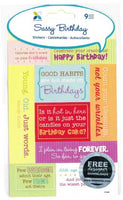 Sassy Birthday Stickers