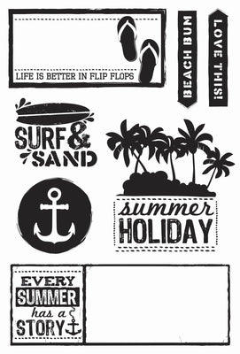 Sandy Toes Clear Stamps