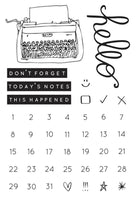 My Year, My Story Clear Stamps