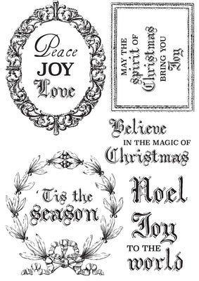 Letters To Santa Clear Stamps