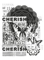 Clear Stamps - Vintage - Cherish