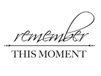 Mini Clear Stamp - Remember This Moment
