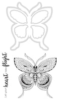 Decorative Die and Stamp Set - Butterfly