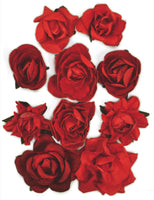 Paper Blooms - Fire Red