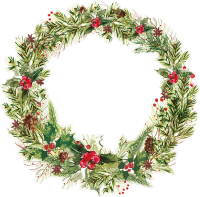 Peace & Joy - Leafy Wreath