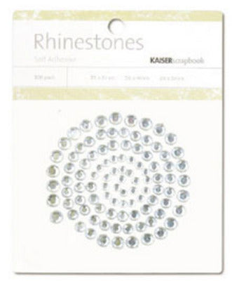 Self Adhesive Rhinestones - Silver