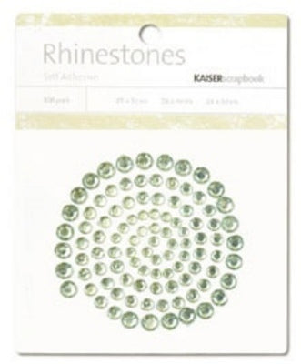 Self Adhesive Rhinestones - Mint Green