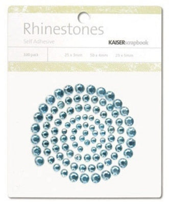 Self Adhesive Rhinestones - Ice Blue