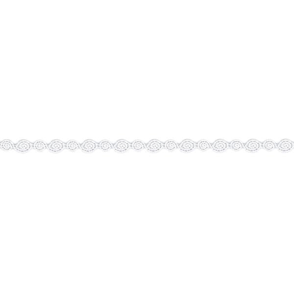 Guipure Lace - White 12mm