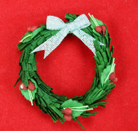 Silver and Green Wreath