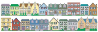 Horizons Stickers - Houses