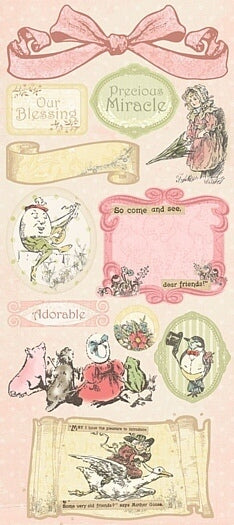 Lullaby Girl Jumbo Cardstock Stickers