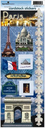 Paris Cardstock Stickers