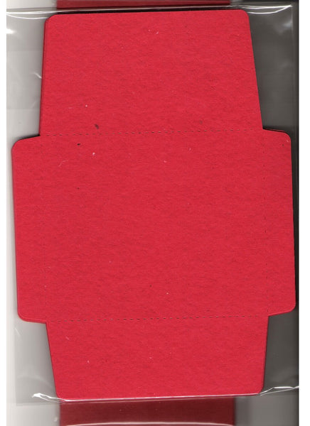 Pack of Ten Cards and Envelopes - Red