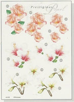 Craft UK Paper Tole Diecut Card Topper - Prestigious Pearl Florals