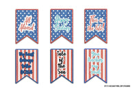 All Aboard Bunting Stickers