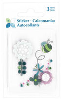 Mini Clear Layered Stickers - Bumble Bee