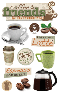 Coffee Talk 3D Stickers