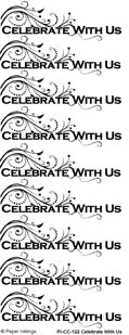 Celebrate With Us Rub-ons