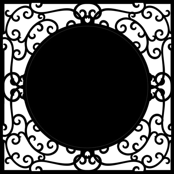 Chipboard Frame - Wrought Iron 2