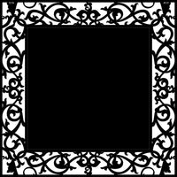 Chipboard Frame - Wrought Iron 3